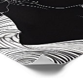 Poster Scellé avec un Kiss : Black & White Love Story (Coin)