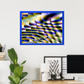 Poster Scénario Magique Psychédélique (Bureau à domicile)