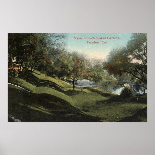 Poster Scène à Busch Sunken Gardens (Devant)
