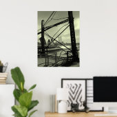 Poster Scène apocalyptique (Bureau à domicile)