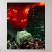 Poster Scène apocalyptique d'Halloween de SlipperyJoe gra (Devant)