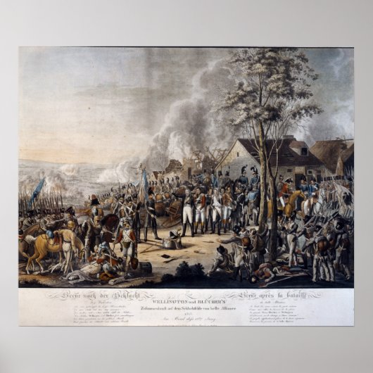 Poster Scène après la bataille de Waterloo (Devant)