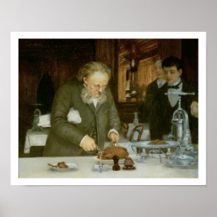 Poster Scène au restaurant La Tour d'Argent