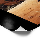 Poster Scène autochtone australienne sur le thème Kangaro (Coin)