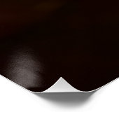 Poster Scène automnale avec des feuilles prenant le solei (Coin)