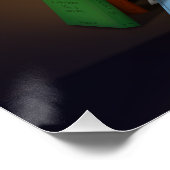 Poster Scène avec Stand Cello & Music (Coin)