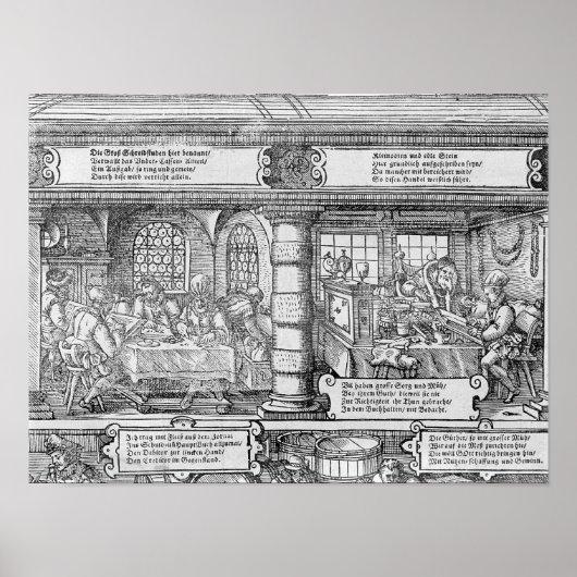 Poster Scène bancaire (Devant)