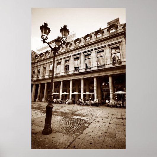 Poster Scène Café Paris (III) (Devant)