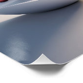 Poster Scène confortable du Globe des neiges d'hiver (Coin)