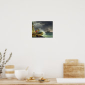 Poster Scène côtière dans une tempête, 1782 (Cuisine)