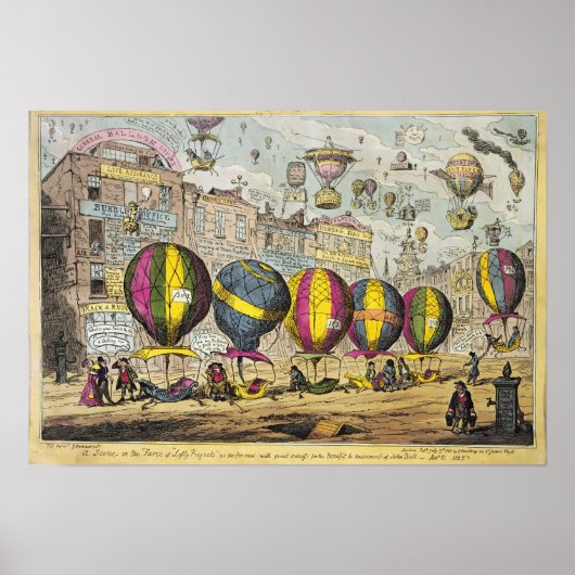 Poster Scène dans la farce 'Les perspectives de Lofty' (Devant)