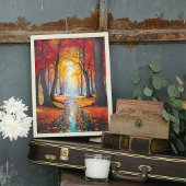 Poster Scène D'Automne À L'Extérieur