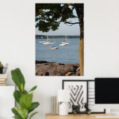 Poster Scène de baie (Bureau à domicile)