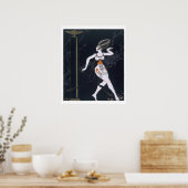 Poster Scène de ballet avec Tamara Karsavina (1885-1978)  (Cuisine)