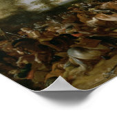 Poster Scène de bataille à Lutzen entre le roi Gustavus (Coin)