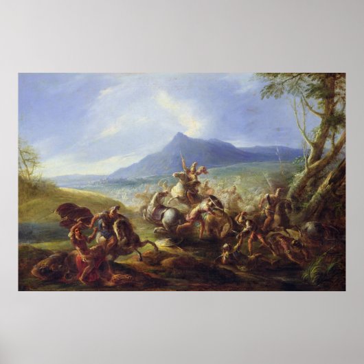 Poster Scène de bataille, avant 1680 (Devant)