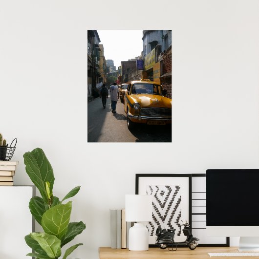 Poster Scène de Calcutta (Bureau à domicile)