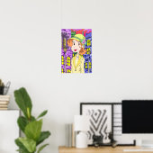 Poster Scène de ce jour dans ma mémoire. (Bureau à domicile)