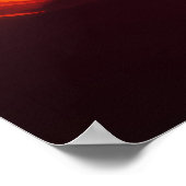 Poster Scène de char d'assaut Pop Art Coucher de soleil - (Coin)