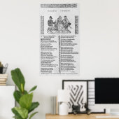 Poster Scène de chasse (Bureau à domicile)