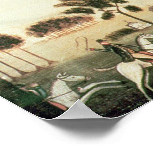 Poster Scène de chasse (Coin)