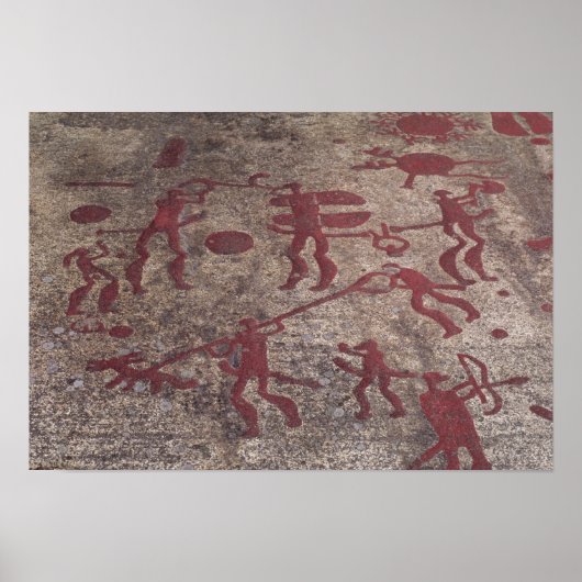 Poster Scène de chasse (Devant)