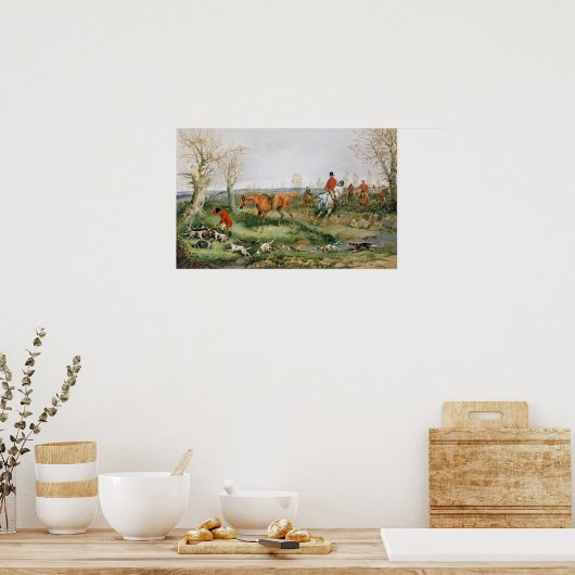 Poster Scène de chasse 2 (Cuisine)