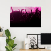 Poster Scène de concert de musique (Bureau à domicile)