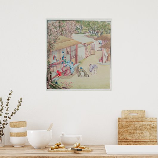 Poster Scène de dévotion (Cuisine)