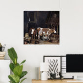 Poster Scène de ferme (Bureau à domicile)