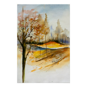 Poster Scène de Forêt