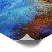 Poster Scène de forêt lunaire (Coin)