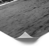 Poster Scène de front de mer avec navires de Seattle (Coin)