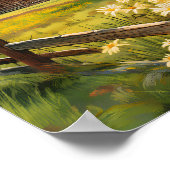 Poster Scène de grange rustique de campagne 1 (Coin)