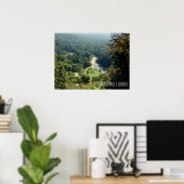 Poster Scène de jungle de la forêt tropicale de Danum Val (Bureau à domicile)