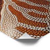 Poster Scène de la faune australienne Iguana Lizard (Coin)