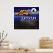 Poster Scène de la fête d'Halloween (Cuisine)