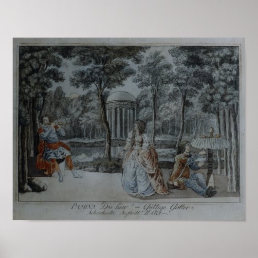 Poster Scène de "La Flûte Magique" (Devant)