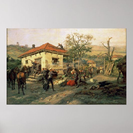 Poster Scène de la guerre russo-turque (Devant)