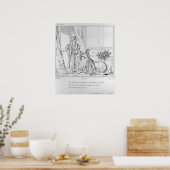 Poster Scène de la mariée d'Abydos par Lord Byron (Cuisine)