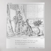 Scène de la mariée d'Abydos par Lord Byron