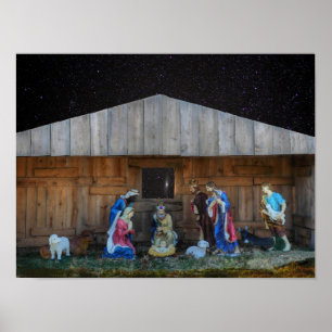 Poster Scène de la Nativité