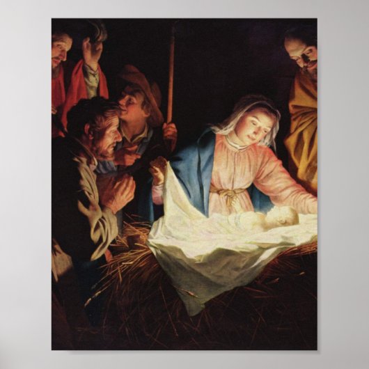 Poster Scène de la Nativité (Devant)