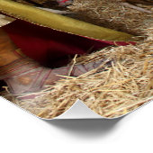 Poster Scène de la Nativité de Noël antique (Coin)