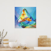 Poster Scène de la nativité orientale, Marie avec Jésus, (Cuisine)