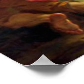 Poster Scène de la Nativité pour Noël - Pierre (Coin)