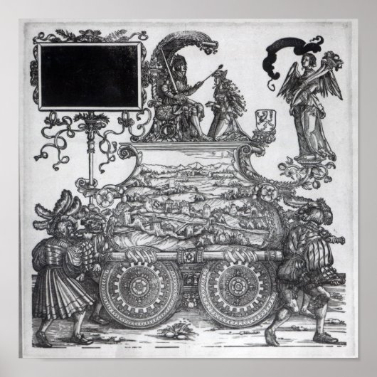 Poster Scène de la procession triomphale de Maximilien (Devant)