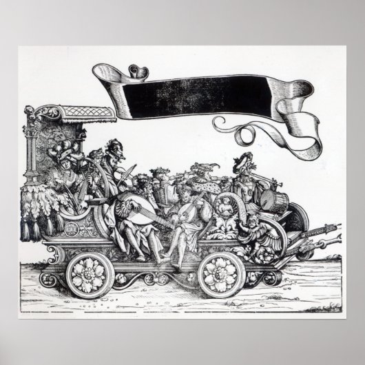 Poster Scène de la procession triomphale de Maximilien (Devant)