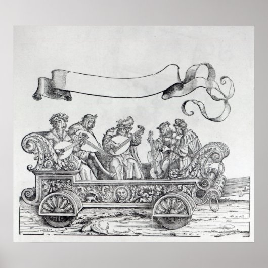 Poster Scène de la procession triomphale de Maximilien (Devant)