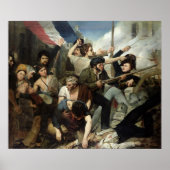 Poster Scène de la révolution de 1830 (Devant)